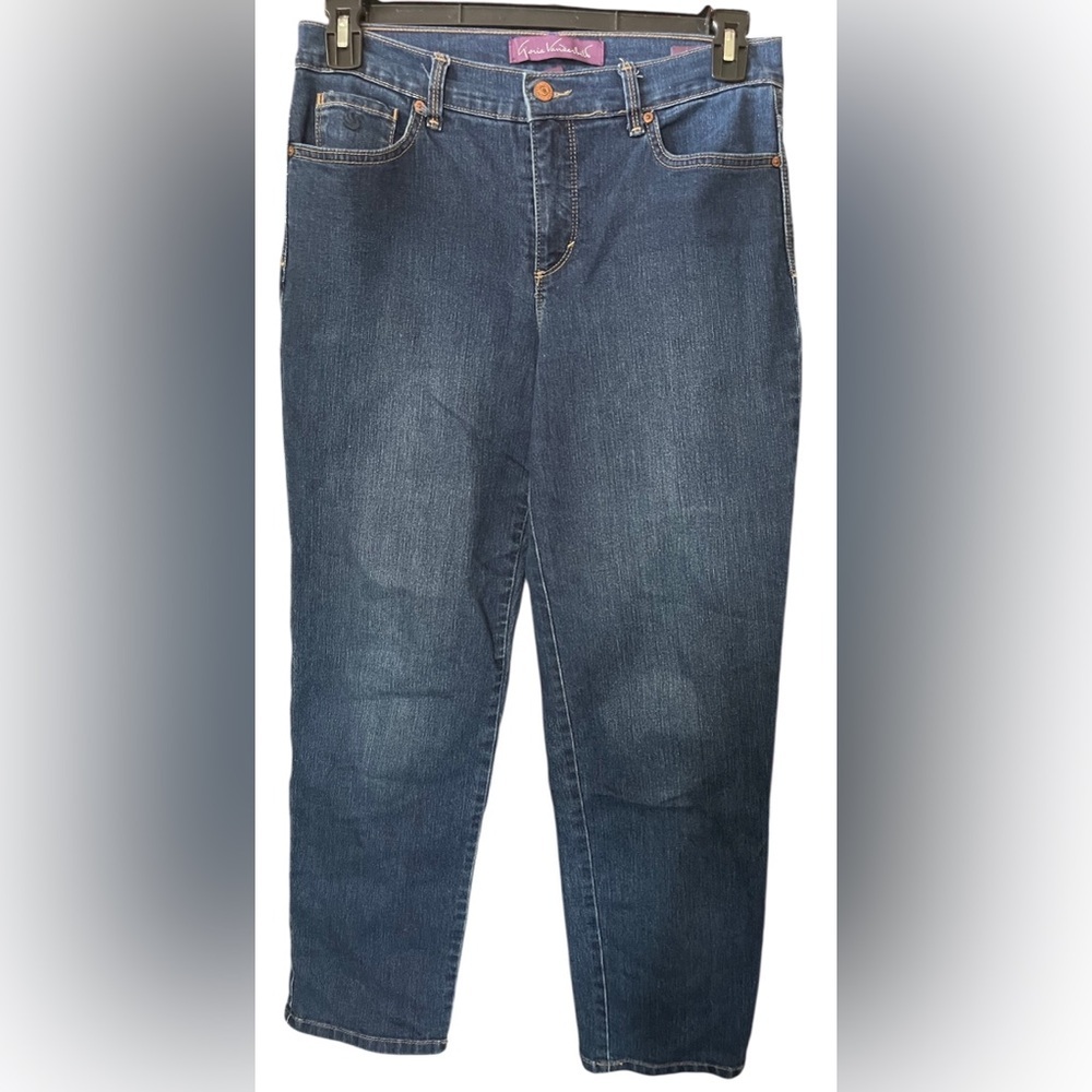 Gloria Vanderbilt Dark Blue Straight Leg Jeans Size 6